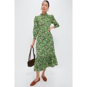 Tuckernuck Green Floral Midi Dress